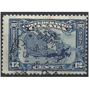 Canada 1927 SG270 12c Blue Fine Used ..