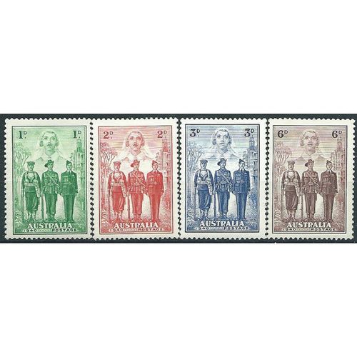 Australia 1940 Imperial Forces Set SG196-199 Mounted Mint .. ..