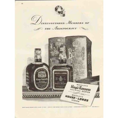 william whitely company 1947 kings ransom house of lords vintage ad