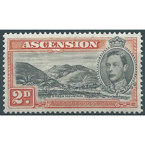 Ascension Island 1938 SG41 2d Black & Red-Orange Mounted Mint....