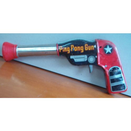 VINTAGE ' PING PONG ' GUN toy