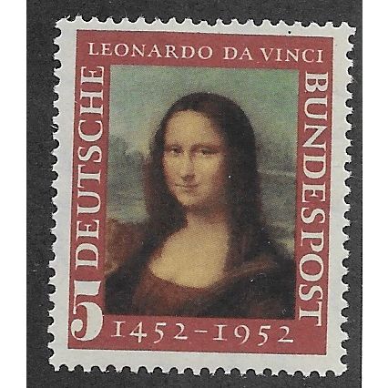 GER 1952 M/M 5pf 'LEONARDO DA VINCI' (EBID62-140)