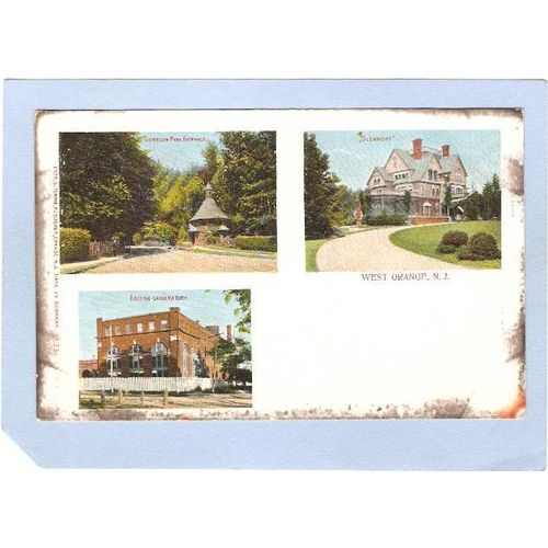 New Jersey West Orange 3 View Various Locations~993