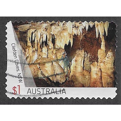 AUS 2017 $1.00 (S/A)'CAVES -CLIEFDEN CAVE' FINE USED (EBID63-901)