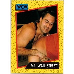 WCW ' MR. WALL STREET ' card # 82 (1991)