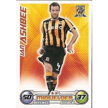 Topps Match Attax 2008/09 Cards: Hull City - Midfielder, Ashbee