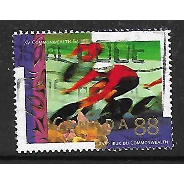 CANADA 1994 15th COMMONWEALTH GAMES 88c CYCLING SG1595 FINE USED