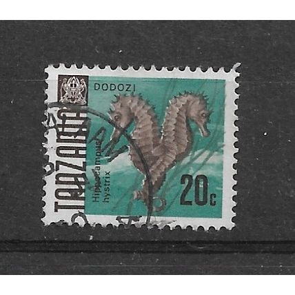 Tanzania.SG145 20c Thorny Seahorse.Fine Used.Aug21a