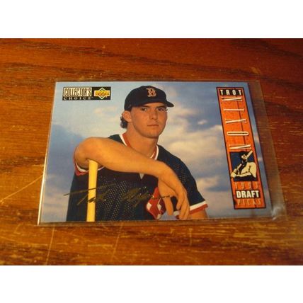 1994 Collectors Choice, Gold Signature, TROT NIXON Rc, Red Sox #25