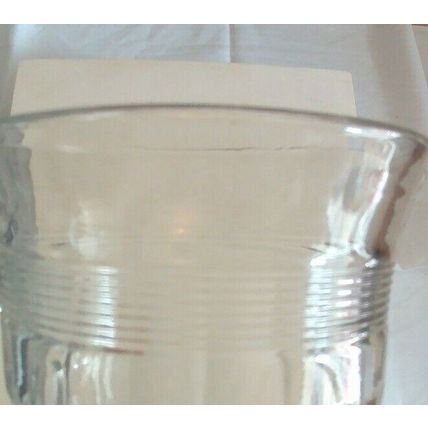 VINTAGE GLASS WATER JUG
