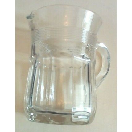 VINTAGE GLASS WATER JUG