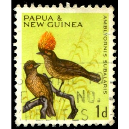 PNG 1964 1d Birds VFU - SG 61