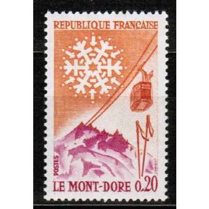1961 France - Sc# 1002 vf Mint NH - Mont-Dore Ski lift - 0.20 fr