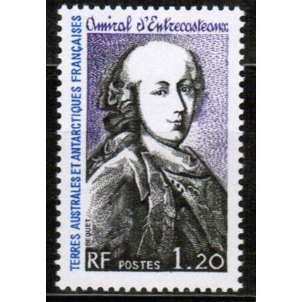 1979 FSAT / TAAF - Sc# 86 - Admiral d'Entrecasteaux 1.20fr - Mint NH