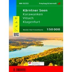 Worthersee Und Umgebung, Wander-, Rad Und Freizeitkarte, Freytag Berndt