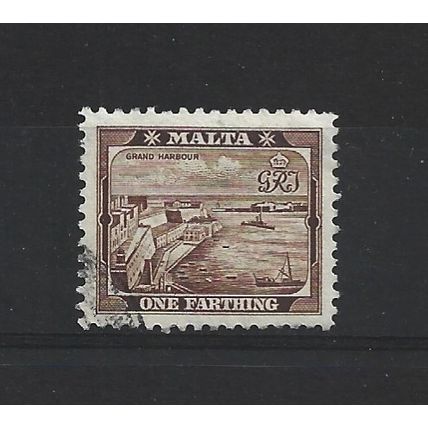 Malta.SG217 1/4d Grand Harbour,Valletta.Fine Used.Apr25e