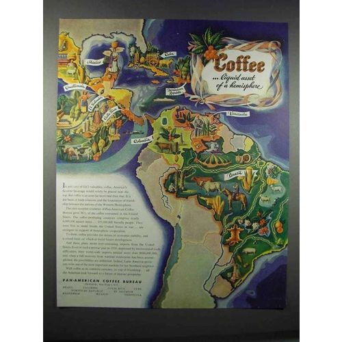 1946 Pan-American Coffee Bureau Ad - Liquid Asset