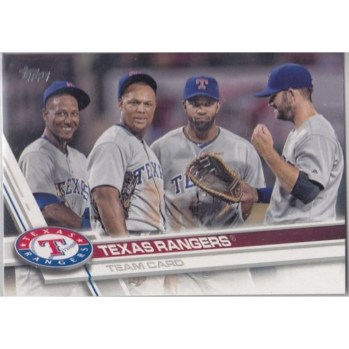 2017 Topps Series 1 & 2 Texas Rangers team set- 23 cards- Factory Set Fresh!