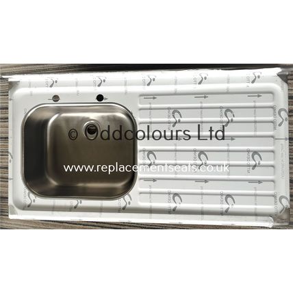 Armitage Shanks Doon 1200 x 650mm Stainless Steel 2TH Sink RHD S6004MY