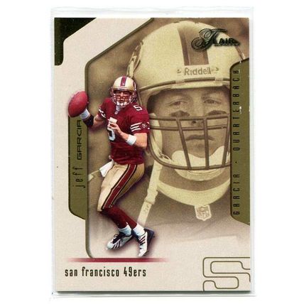2002 Flair Collection #1 Jeff Garcia 49ers 004/200 FB