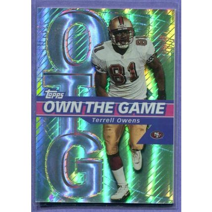 2002 Topps Own The Game #OG19 Terrell Owens - 49ers FB