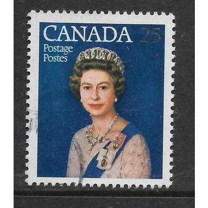 CANADA 1977 25c SILVER JUBILEE SG 855 FINE USED#2