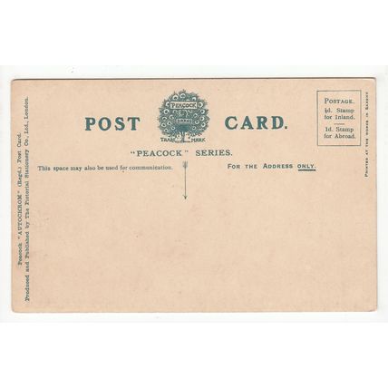 Waterfall Plemont Caves Jersey Postcard Channel Islands Peacock Brand Series