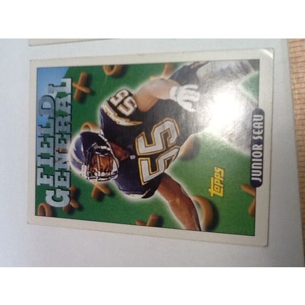 1993 Topps Field General #298 Junior Seau Football Card