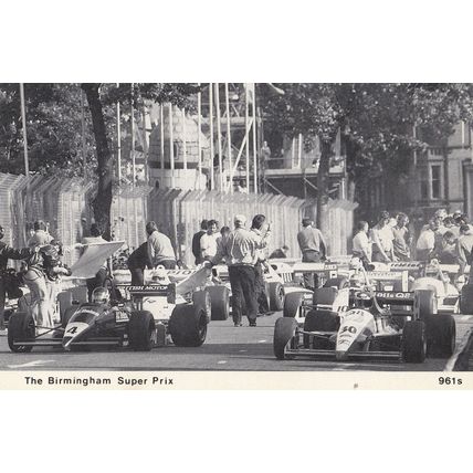 The Birmingham Super Grand Prix Sports Postcard