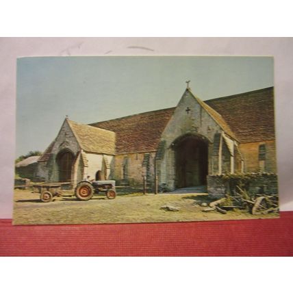 TITHE BARN, BRADFORD ON AVON, Wiltshire. used vintage postcard 1964 pm =