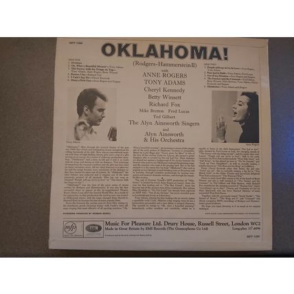 Anne Rogers, Tony Adams, The Alyn Ainsworth Orchestra – Oklahoma!