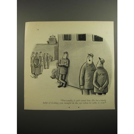 1954 Cartoon by Syd Hoff - Personally, I can't stand him.