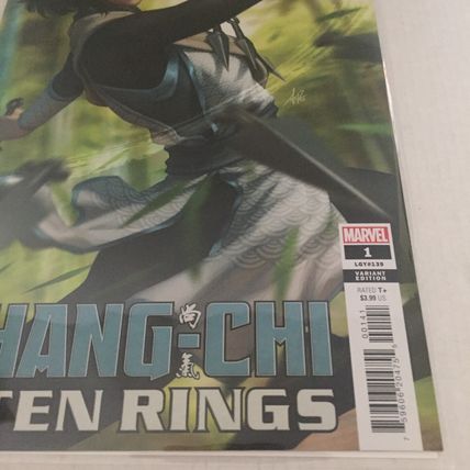 2021 Marvel Comics Shang-Chi and the Ten Rings Artgerm Variant Cover #1
