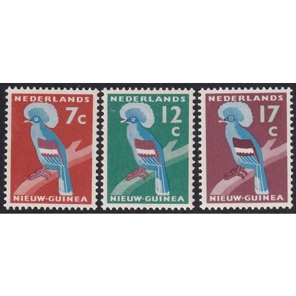 Netherlands New Guinea 1959 SG 60-2 UMM - Fauna/Birds (D-154)