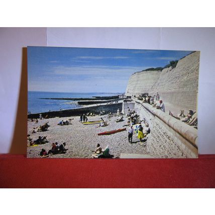 UNDERCLIFF WALK, ROTTINGDEAN, SUSSEX. unused postcard dated 1969 =