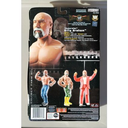 wwe wwf ljn classic superstars Toys 'R' US exclusive blue billy graham figure