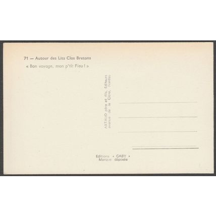 Autour des Lits Clos Bretons, c.1920 - Gaby Photo CPA