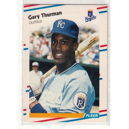 1988 Fleer Gary Thurman Rookie baseball card #272 - RC