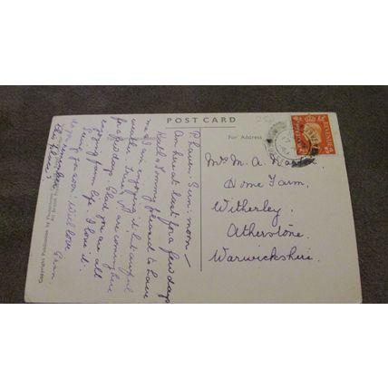 1941 fr Photochrom Postcard - The Seven Sisters - Seaford, Sussex