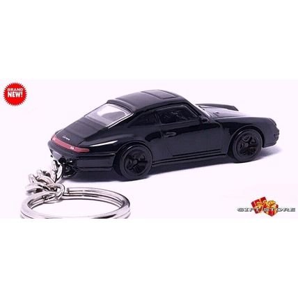 RARE KEYCHAIN BLACK PORSCHE 911 S/RS CARRERA GREAT GIFT For DESK DISPLAY