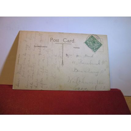 GLYNCEIRIOG, Denbighshire, WALES used antique postcard Gwenfro series 1917 pm =