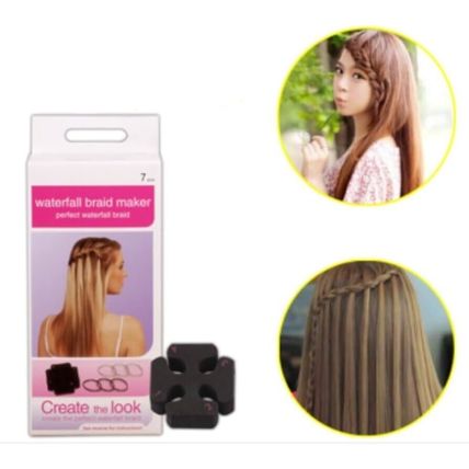 Hairstyle aid for braiding hair, waterfall braid. Brand New