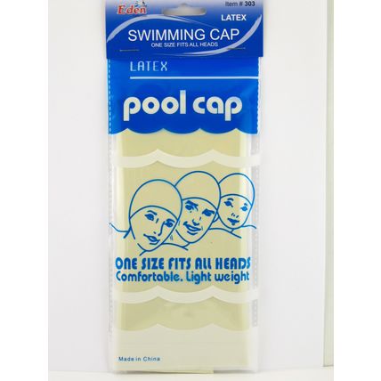 EDEN LATEX SWIM CAP - 1 CT. (303)