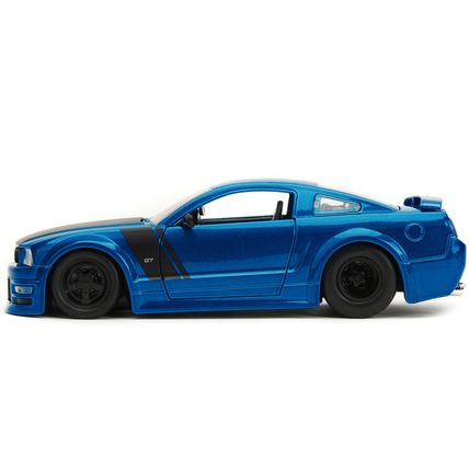 2006 Ford Mustang GT Blue Metallic with Matt Black Hood and Stripes "Bigtime ...