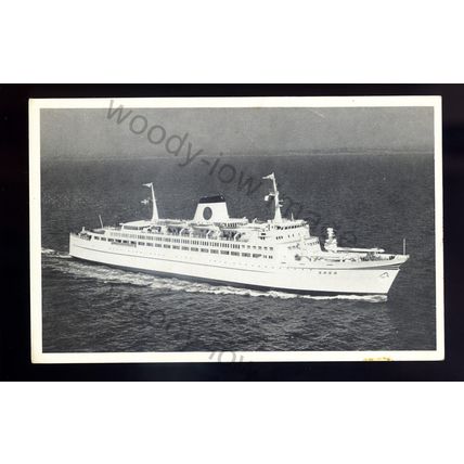f2502 - England Sverige Linjen Ferry - Saga - postcard