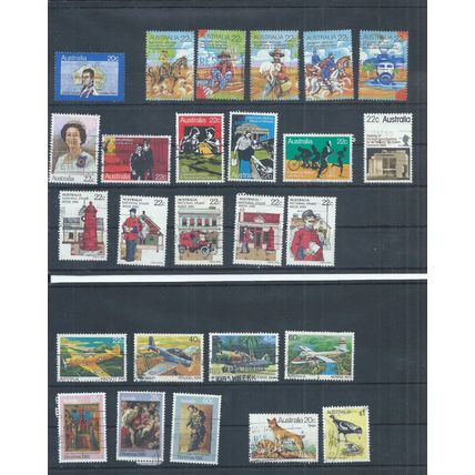Australia stamps. 1980 used lot. Australia Day, Folklore,etc (Q168)