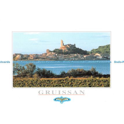D097016 Gruissan. Soleil et Mediterranee. Aude. France. Le vieux village au leve