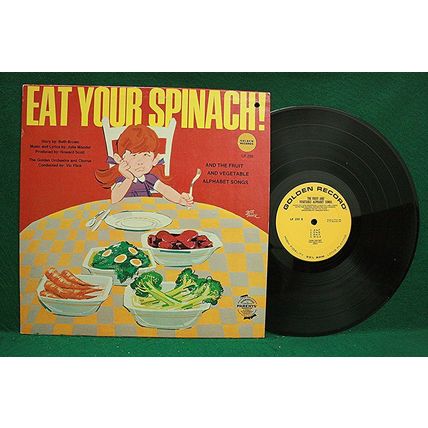 Golden Orch. & Chorus/Flick - Eat Your Spinach/Fruit & Vegetable - LP 259 - EX+