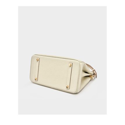 Genuine Leather Womens Crossbody Handbags and Purses White