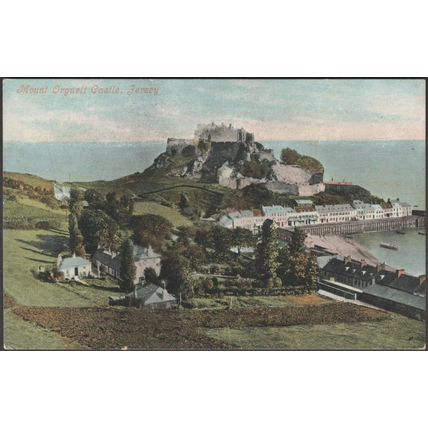 Mount Orguell Castle, Jersey, c.1905-10 - Valentine's Postcard